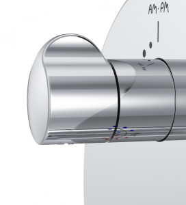 F9075600 смеситель д/душа с термостатом монтируемый в стену хром шт AM.PM Gem
