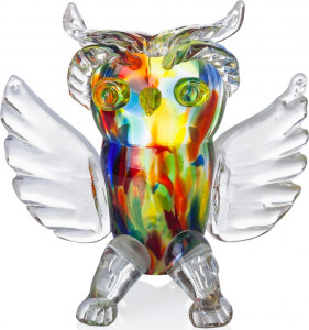 10627591 Шувалов Сувенир "Сова" (ср.) Стекло