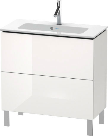 LC667404949 L-Cube Тумбочка напольная компакт Графит матовый, декор Duravit - Вид №2