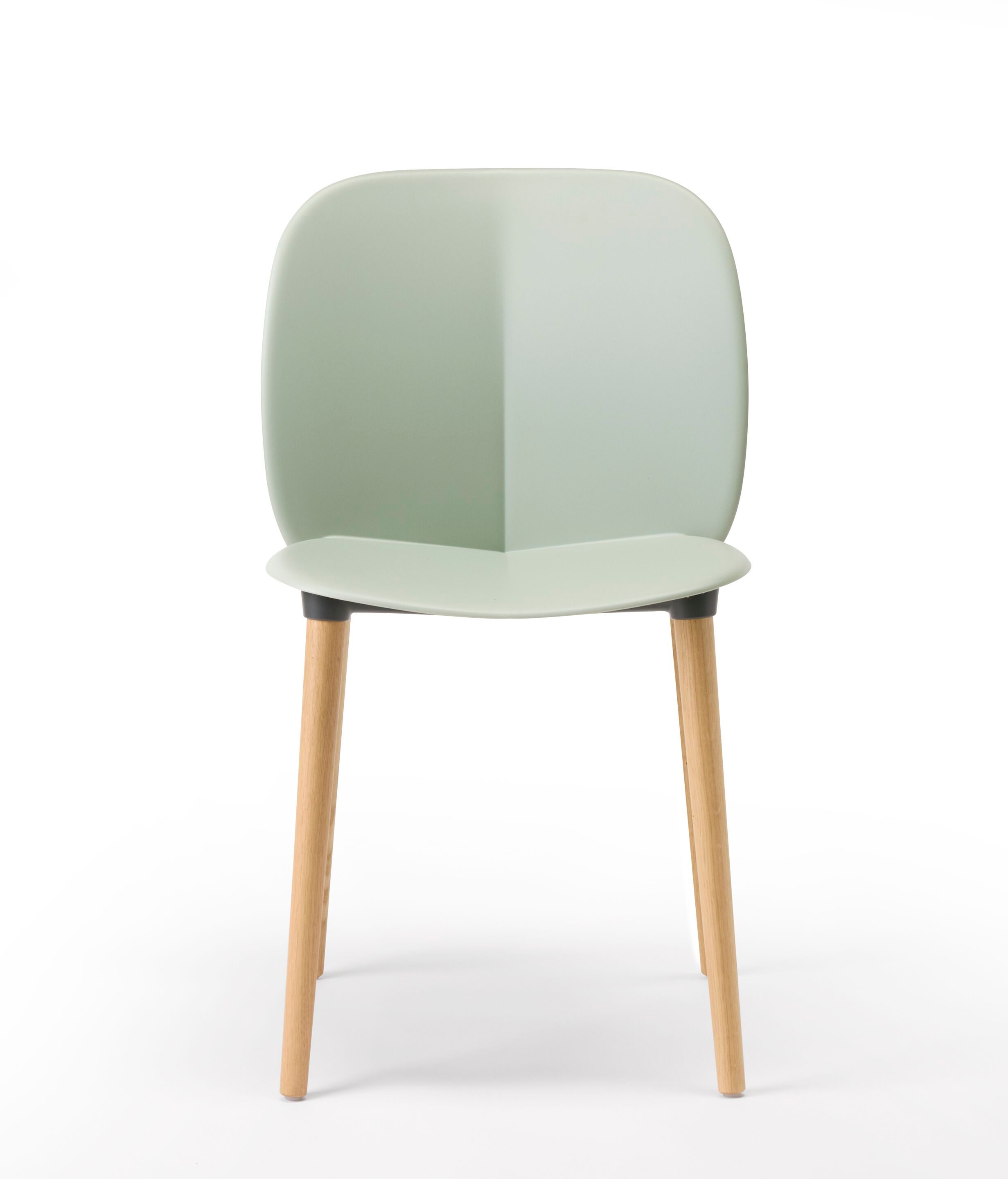 Рециркулированный пластиковый стул с деревянными ножками S-CAB Mentha ARCH-00144796 - Вид №17