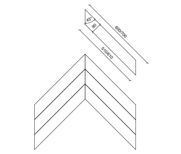 Дубовый паркет Bassano Parquet геометрия-Шипы ARCH-00040467 - Вид №1