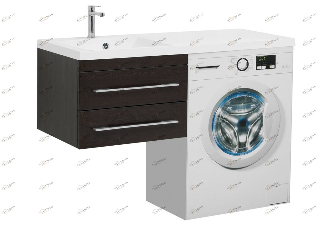 Тумба с раковиной Aquanet Нота 120 L венге 0017148400239565