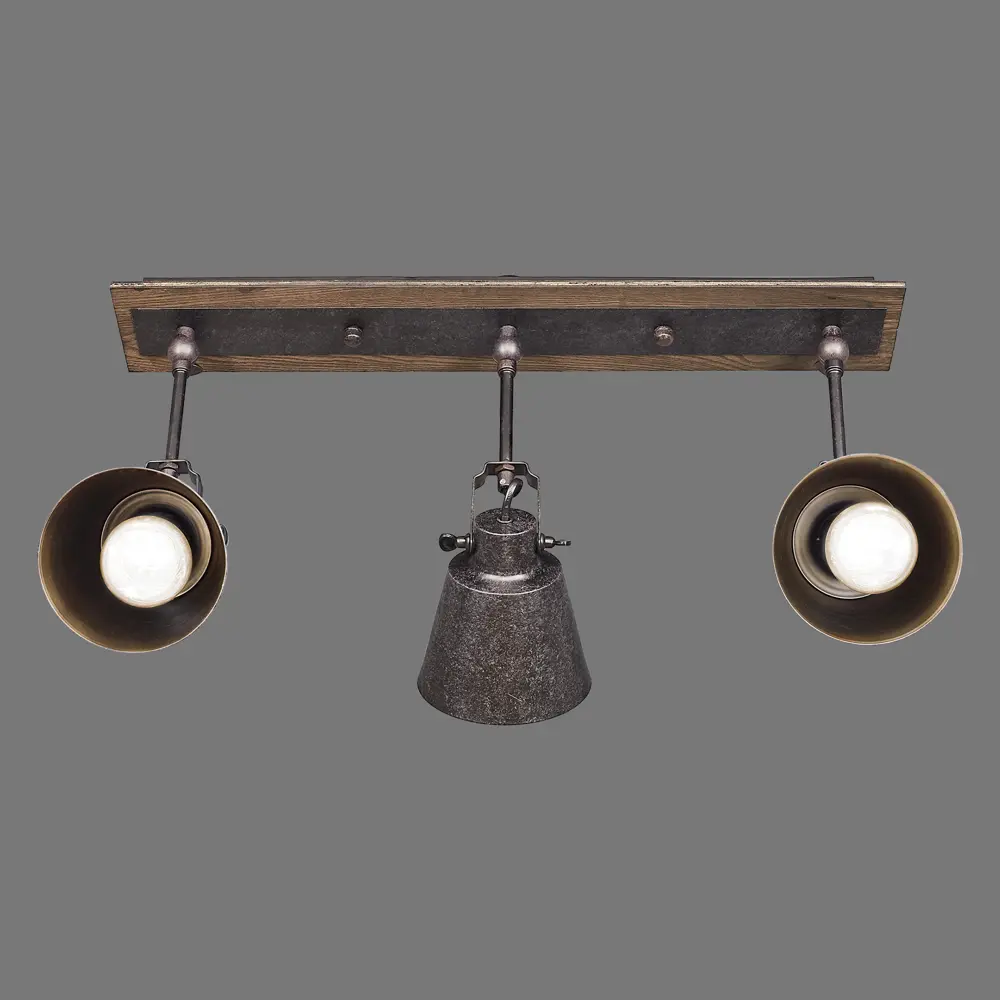 Спот Barrel 3xE27x40 Вт LAMPLANDIA STLM-2070880 - Вид №3