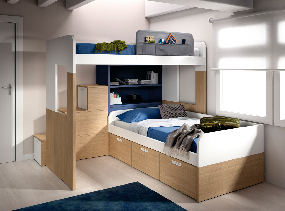 001094 Двухъярусная кровать 72 Arasanz Santreyd 