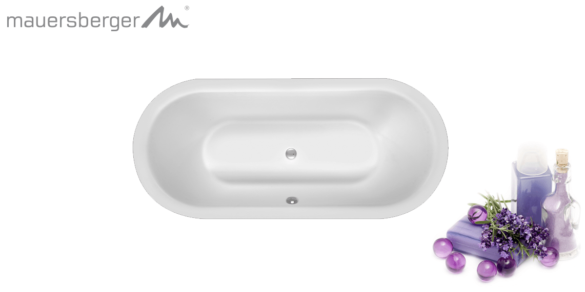 Mauersberger Ванна минеральная овальная 180x80 LEVO 6018595101 - Вид №1