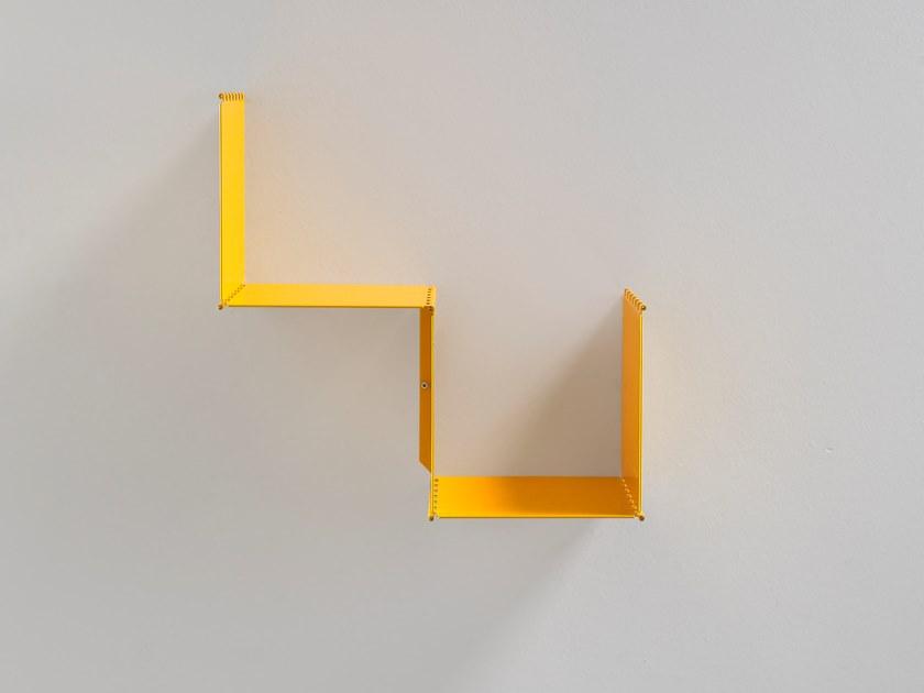 ZAVA Модульный настенный книжный шкаф из железа sun-id-1482214 - Вид №3