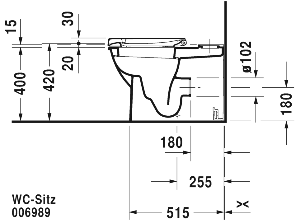 2138092000 Компакт унитаз с бачком Белый Duravit Darling New Германия - Вид №4