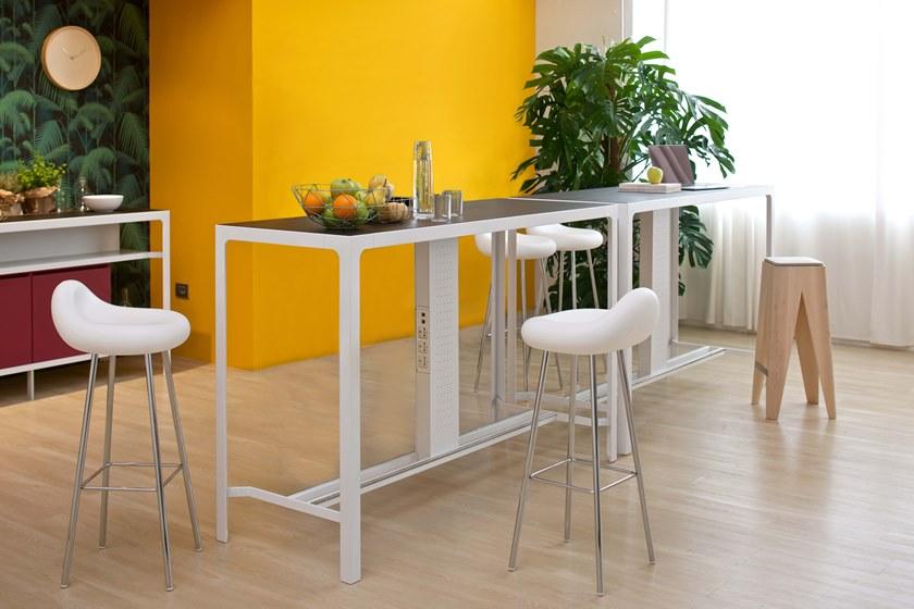 ESTEL GROUP Высокий деревянный обеденный кухонный стол в современном стиле Buffet sun-id-1475705 - Вид №4