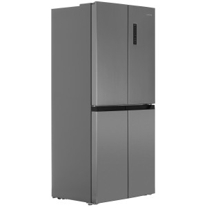 9197177 Холодильник Side by Side   Harper RH6966BI серебристый