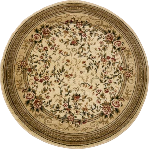 Ковер полипропилен Измир D197К ø160 см цвет кремовый