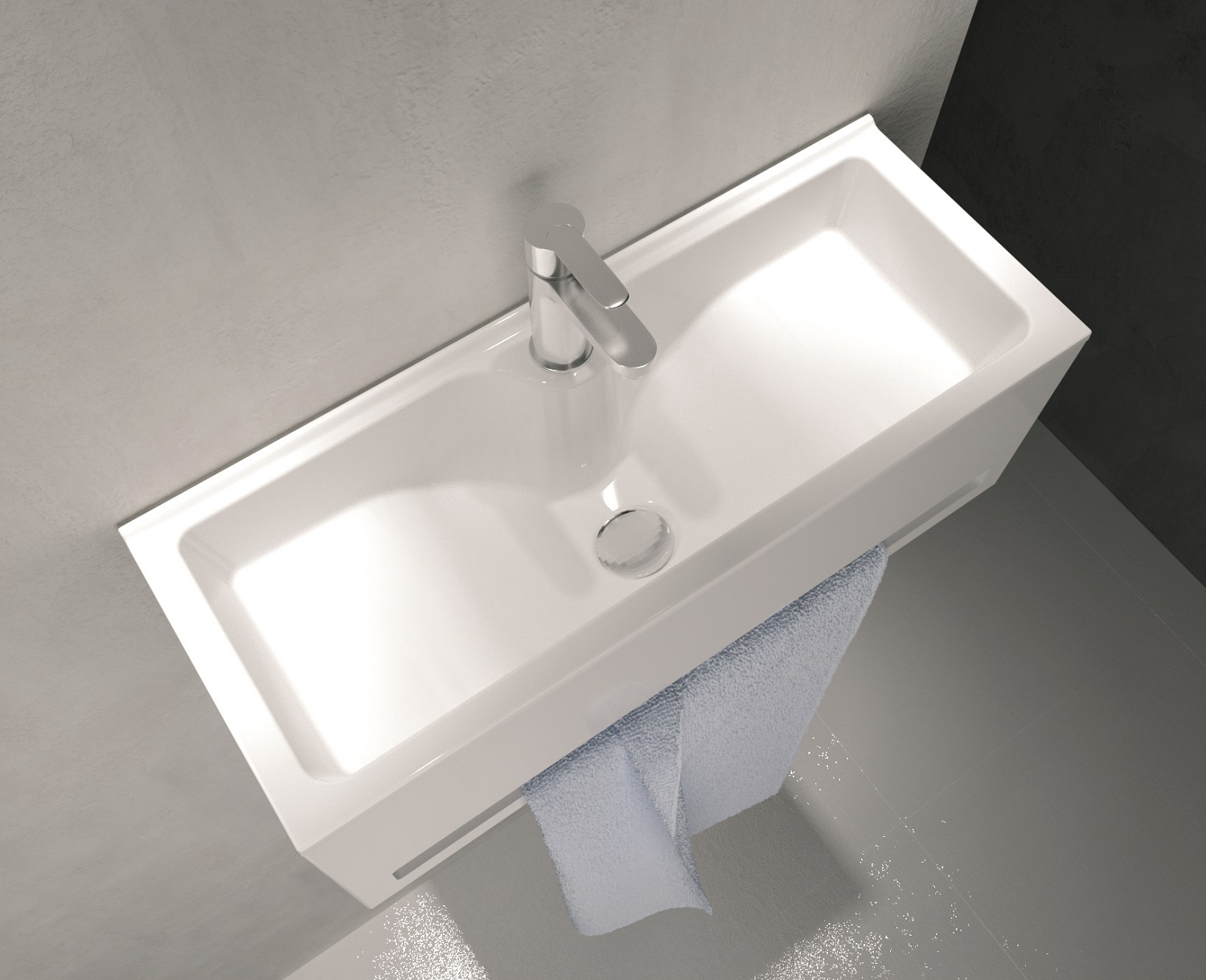 У84219 Панель с раковиной Tiny S 50 1 Marka Tiny