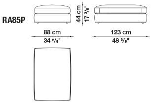 B&B Italia Модульный угловой диван из ткани Richard sun-id-1472345 - Вид №48