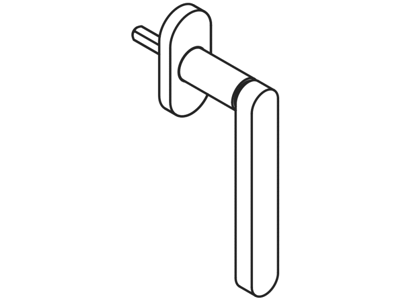 270XPFG.1 оконная ручка HEWI Serie 270 | Edelstahl  - Вид №2