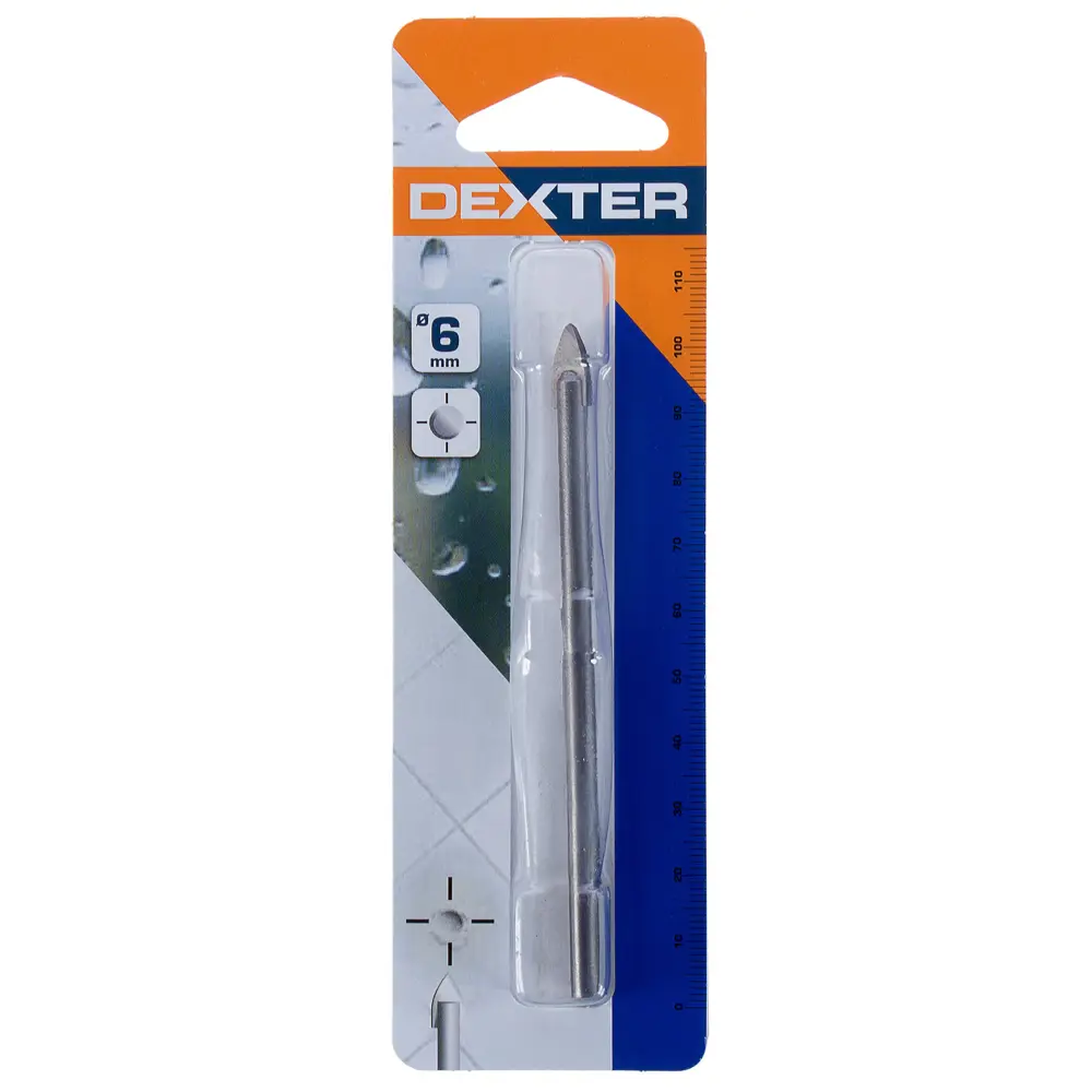 Сверло по керамике 6x100 мм Dexter 133-00172 18122532 STLM-2031852  - Вид №2