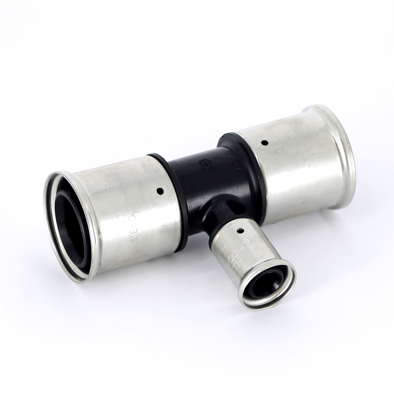 Тройник пресс PVDF HENCO 40х20х40 10PK402040 - Вид №1