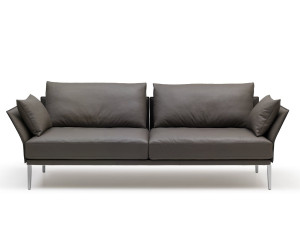 3-местный кожаный диван