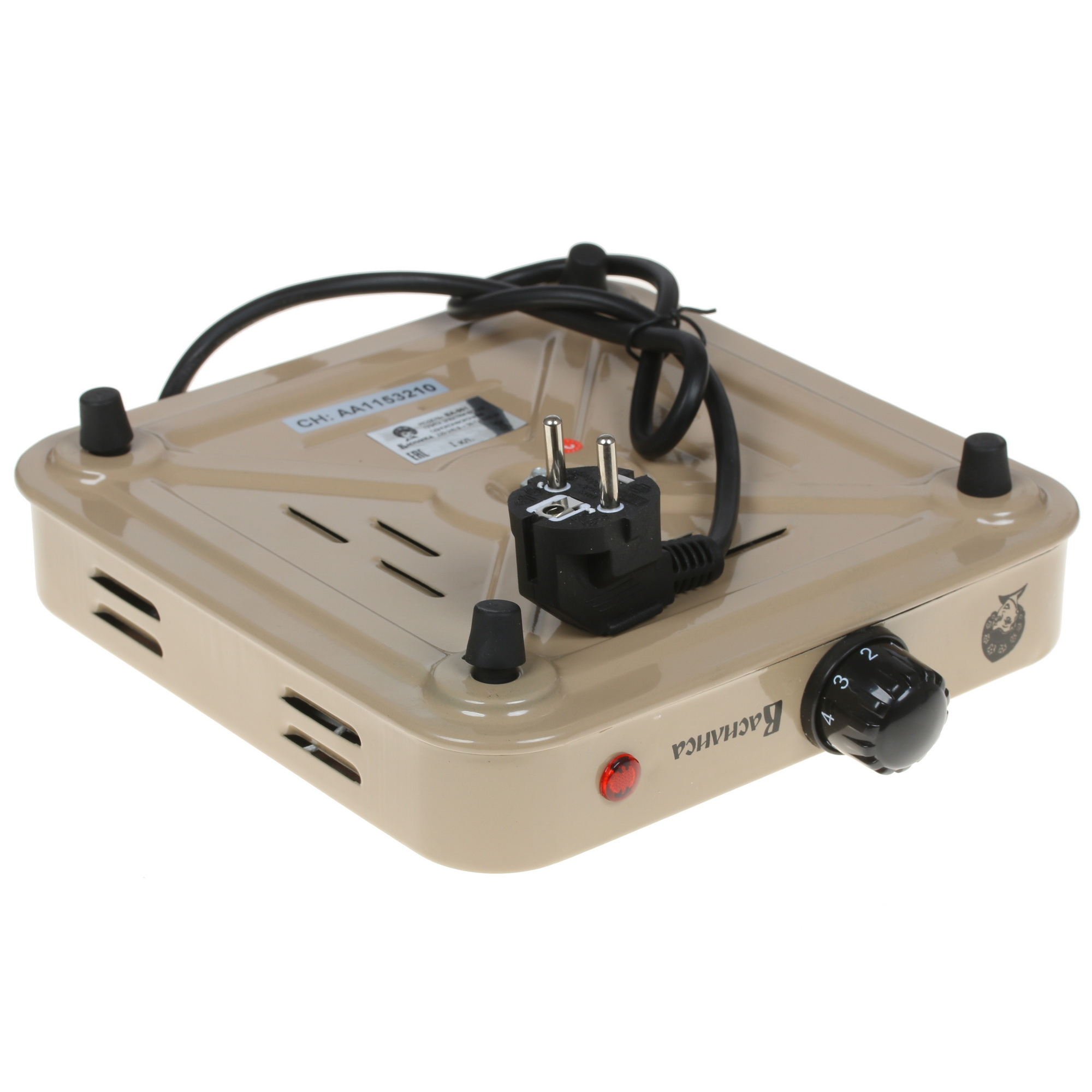 8111678 Плита компактная электрическая Василиса ВА-901 бежевый STDN-0022933 - Вид №6