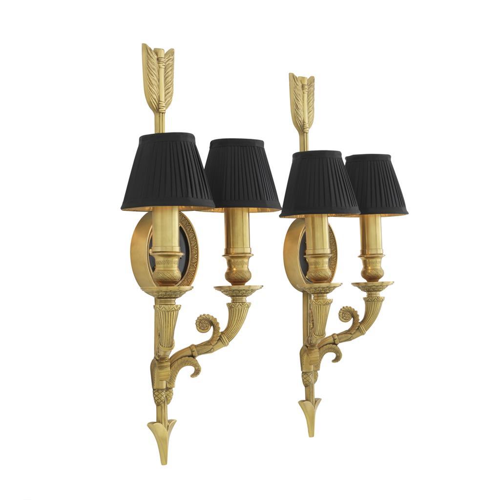 Бра Tiberius набор 2 шт. от Eichholtz 110992 EICHHOLTZ EICHHOLTZ 059875 Золото;черный  - Вид №2