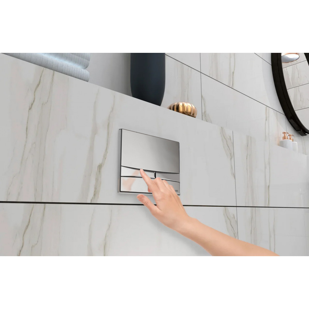 040053 Кнопка F3 (Frame) хром глянец, для инсталляции NOVUM  Berges EGO - Вид №2