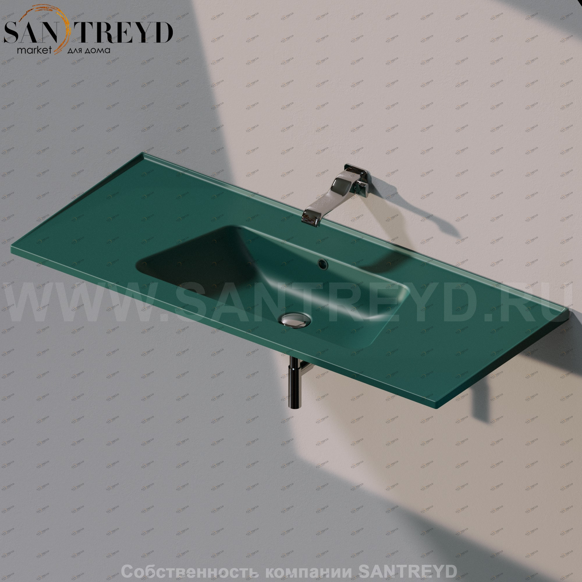 BM120L5020 Подвесная раковина настенная прямоугольная Ceramica Flaminia Bloom