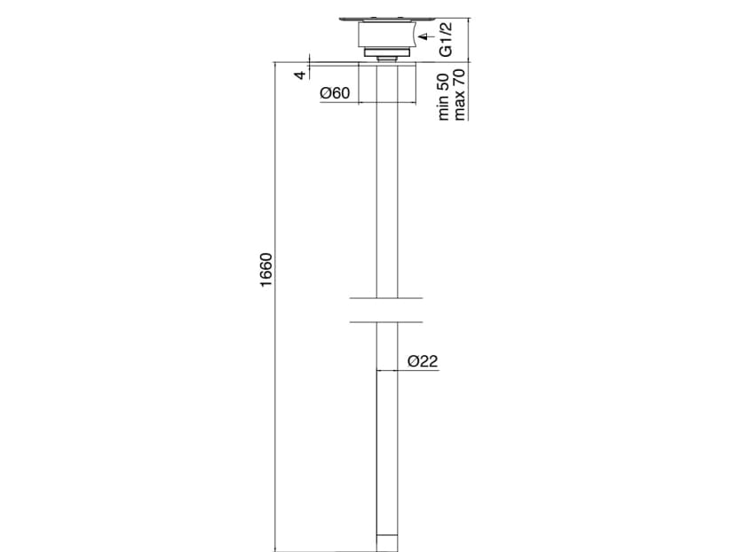 Смеситель для раковины из нержавеющей стали с 2 отверстиями Zazzeri Q316 ARCH-00080189 - Вид №2