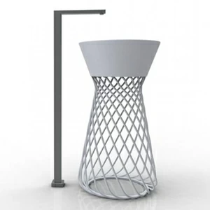 W1W3 Напольная раковина стоящая круглая Ceramica Hidra