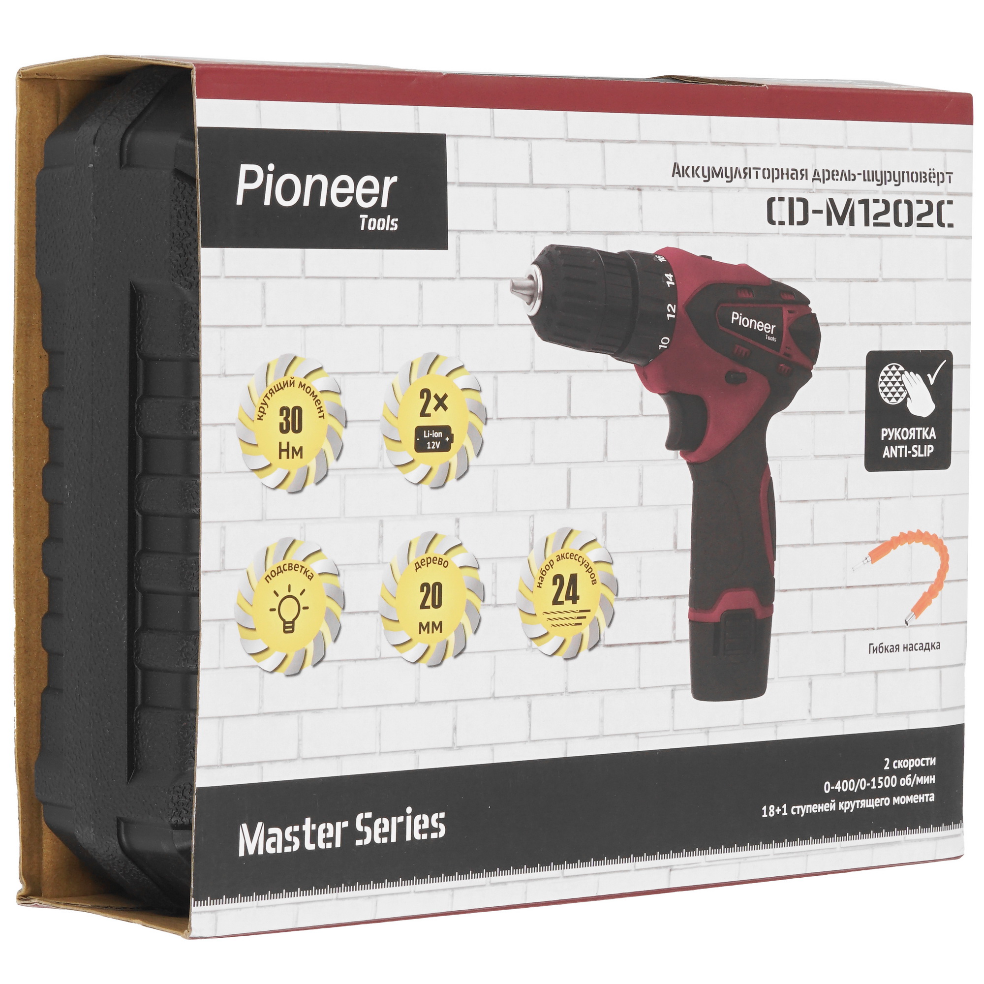 Дрель-шуруповерт Pioneer CD-M1202C 9216854 STDN-0122103 - Вид №11