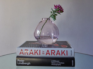 Ваза из дутого стекла