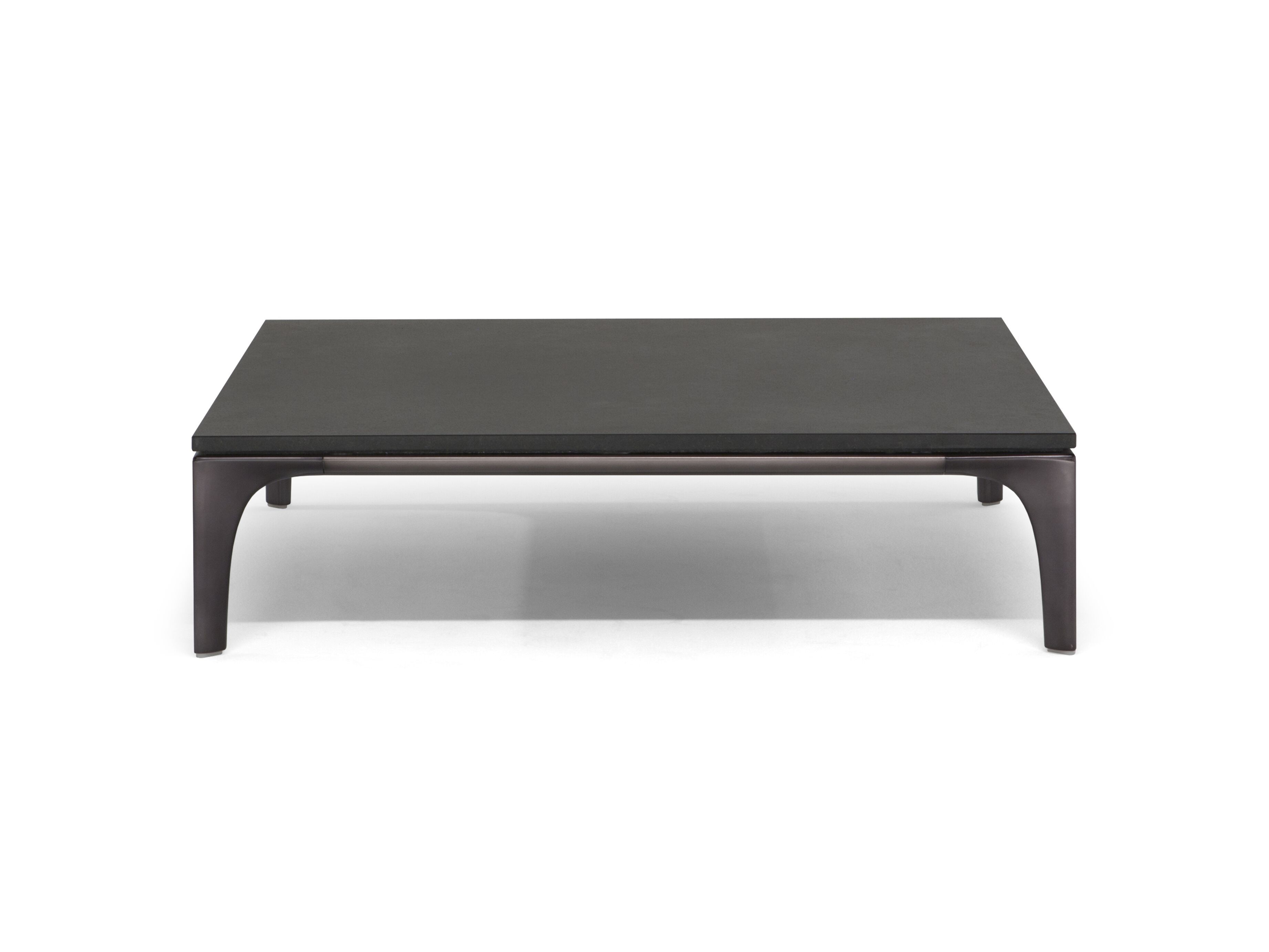 Низкий квадратный журнальный столик с гранитной столешницей Natuzzi Italia Skyline ARCH-00112647 - Вид №1