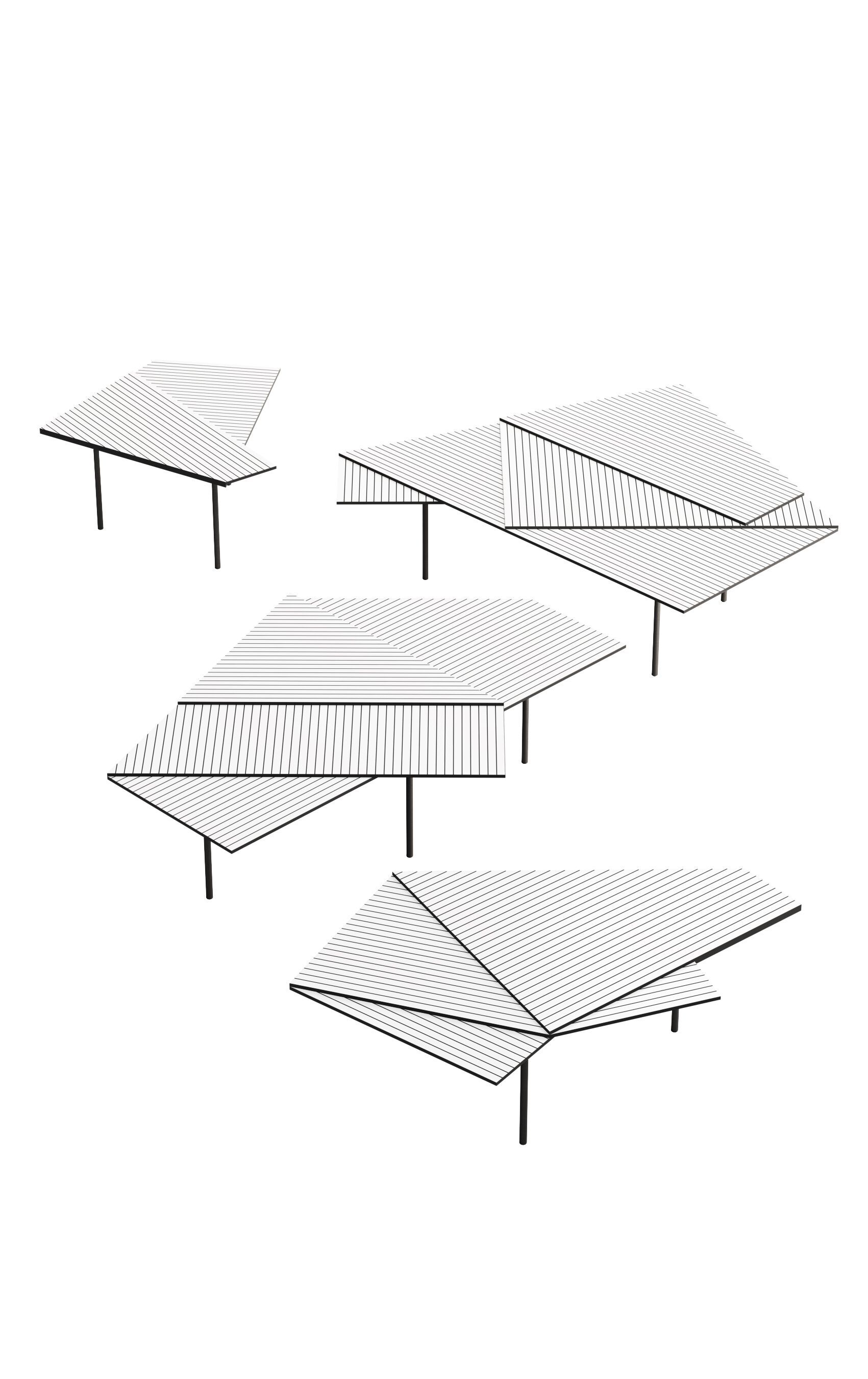 Алюминиевый журнальный столик с порошковым покрытием DANTE - Goods And Bads The Jetzt ARCH-00017406 - Вид №3