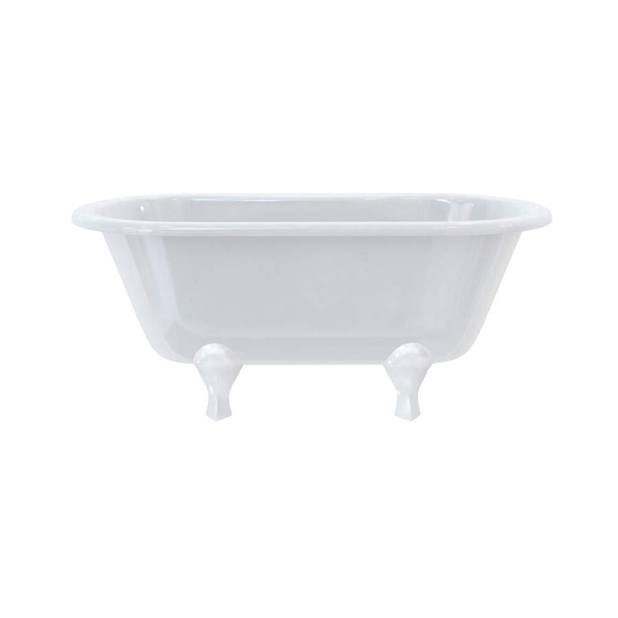 Burlington Двухсторонняя ванна Windsor 150 см с роскошными ножками с ножками Luxury Classic в черном цвете E4 L3B  - Вид №7