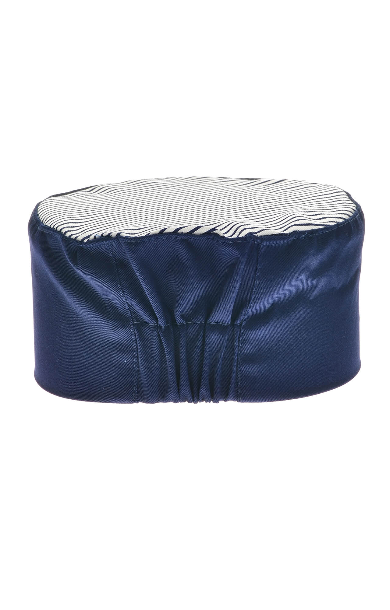 63353 Головной убор "Таблетка" темно-синяя-полоска  Одежда для поваров  размер 55-56 Спецодежда  - Вид №1