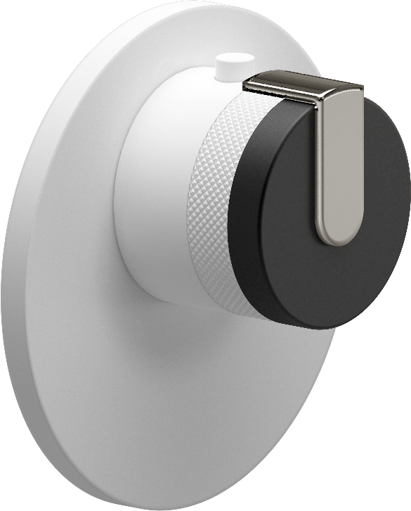 E-8027-R1MBKE-L1PC-WT-T Термостатический переключатель 3/4-Внешняя часть GRAFF MOD+