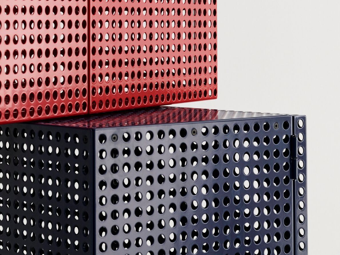 Стальной шкаф с порошковым покрытием с распашными дверцами Hay перфорированный шкаф ARCH-00140639 - Вид №27