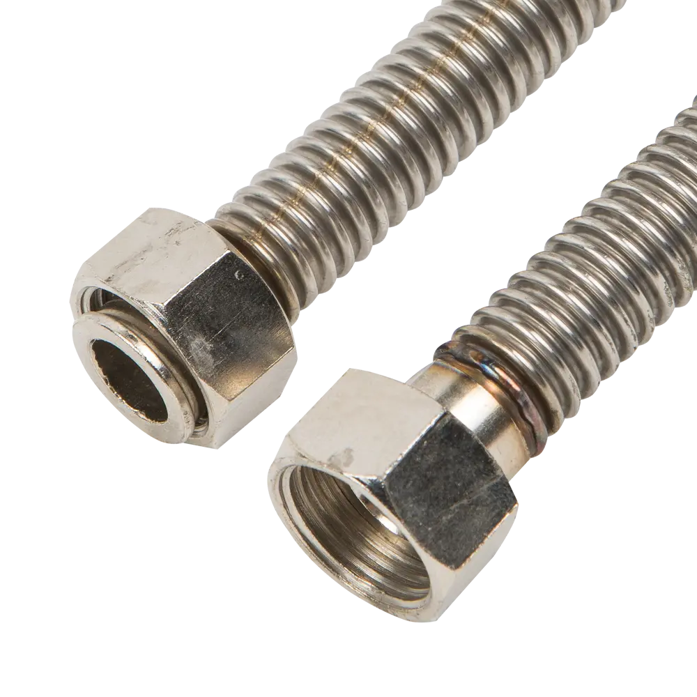 Гибкая подводка для газа сильфонного типа 1/2" гайка-гайка 80 см 12956384 STLM-2109677 Santreyd  - Вид №1