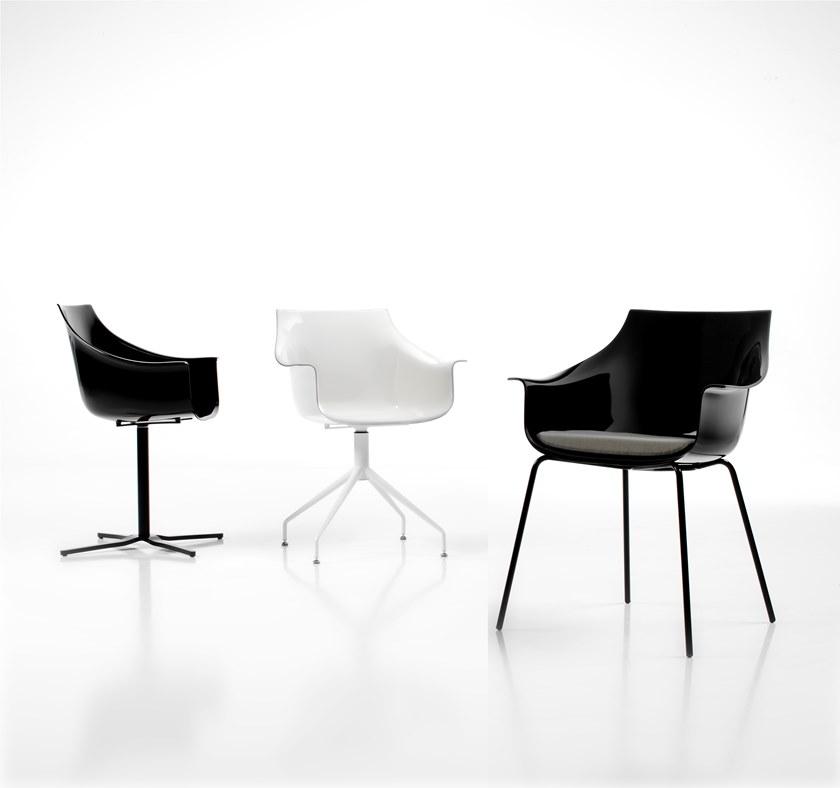 ESTEL GROUP Поворотное кожаное кресло с 4-мя спицами Kab sun-id-1486617 - Вид №1