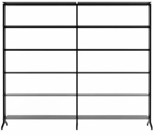 Alias Модульный открытый книжный шкаф из алюминия Aline