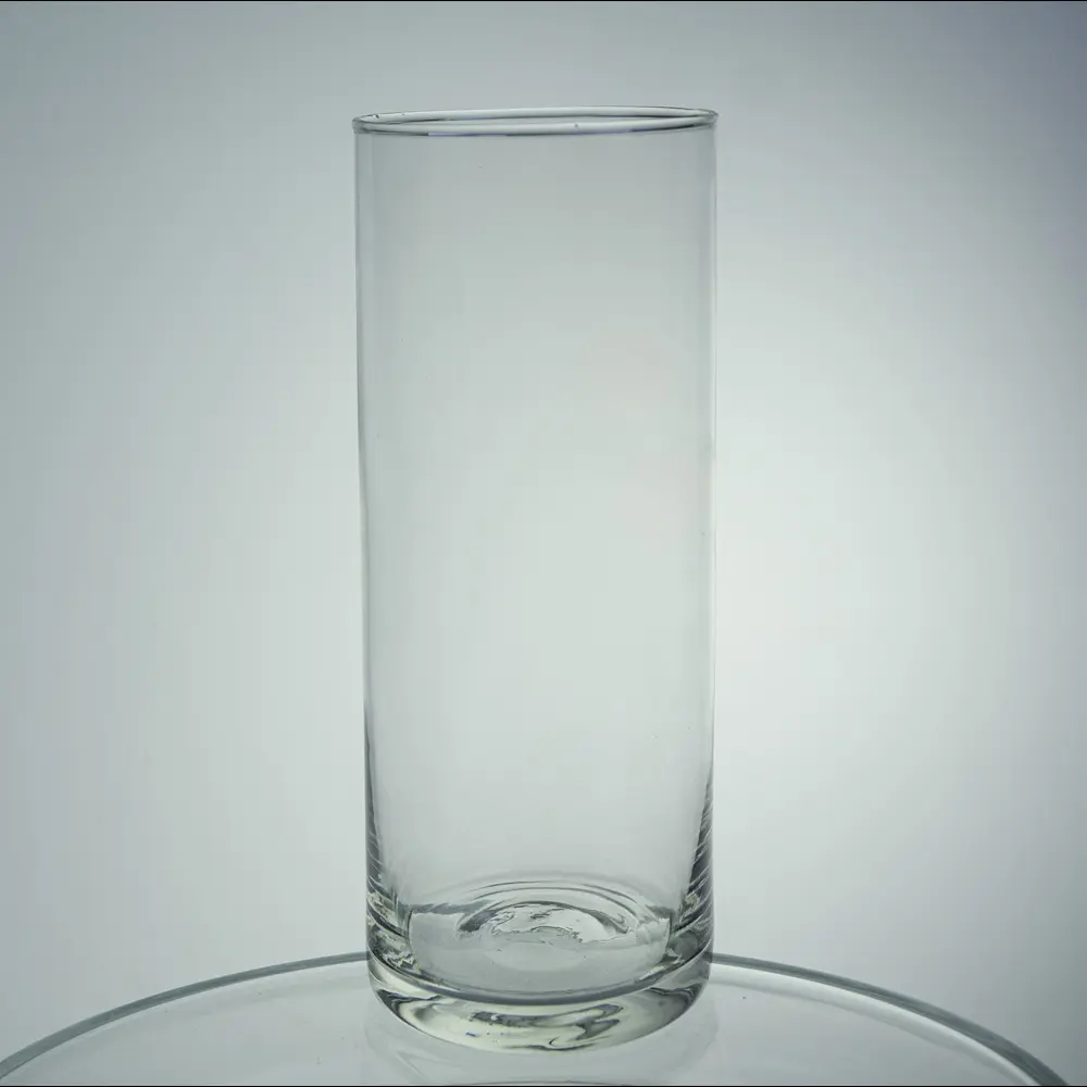 Ваза Пиксель стекло прозрачная h 23 см EVIS STLM-2074466