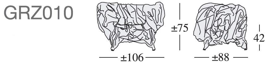 edra Кресло с подлокотниками из экологического меха Grinza Grz010 - Вид №5