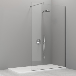 745807 Душевая дверь 8PAR53 H2000 из прозрачного стекла 8 мм и профиль хром, Kerasan Cabine doccia Италия