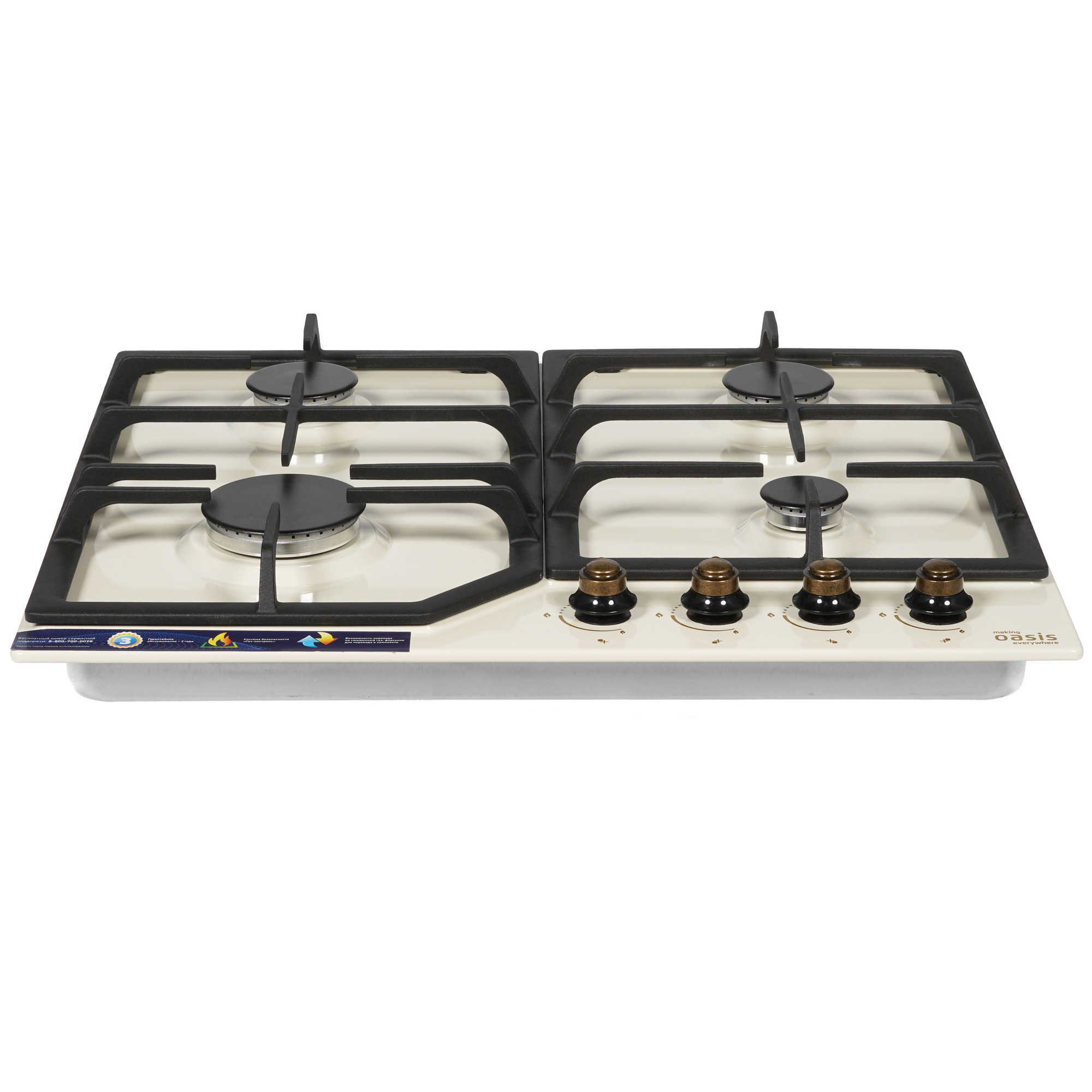 8199425 Газовая варочная поверхность Oasis P-MR (F) STDN-0097017 - Вид №1