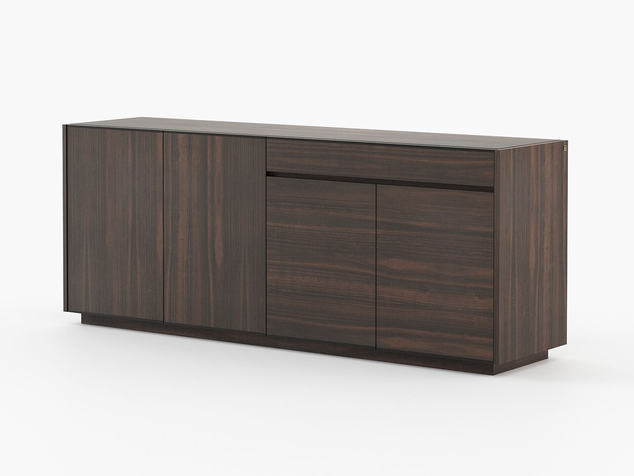 Деревянный шкаф с распашными дверцами и ящиками Laskasas Origin ARCH-00071773