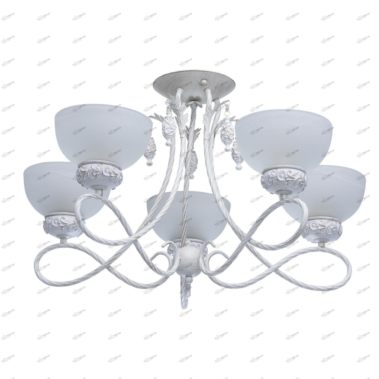 Потолочная люстра MW-Light Фелиция 22 347018605 MW-LIGHT ДИЗАЙНЕРСКИЕ, ФЕЛИЦИЯ 183077 Белый 