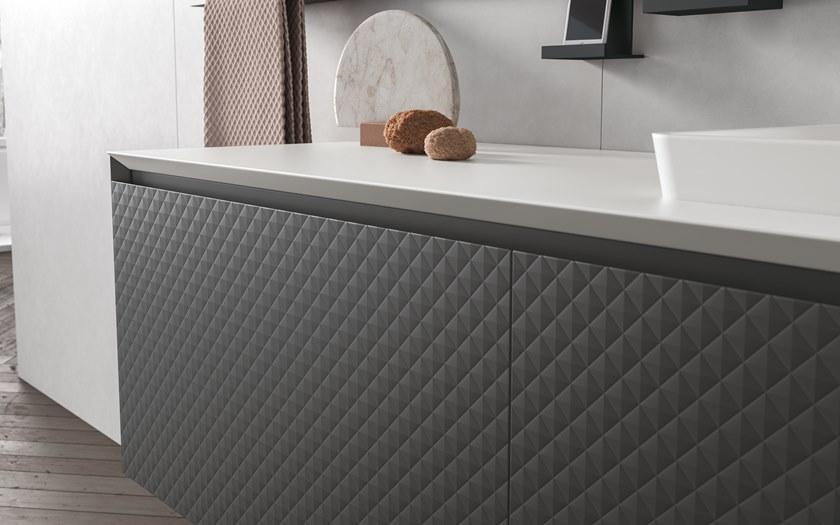 BMT Подвесная тумба под умывальник с ящиками Ikon Ik-12 - Вид №4