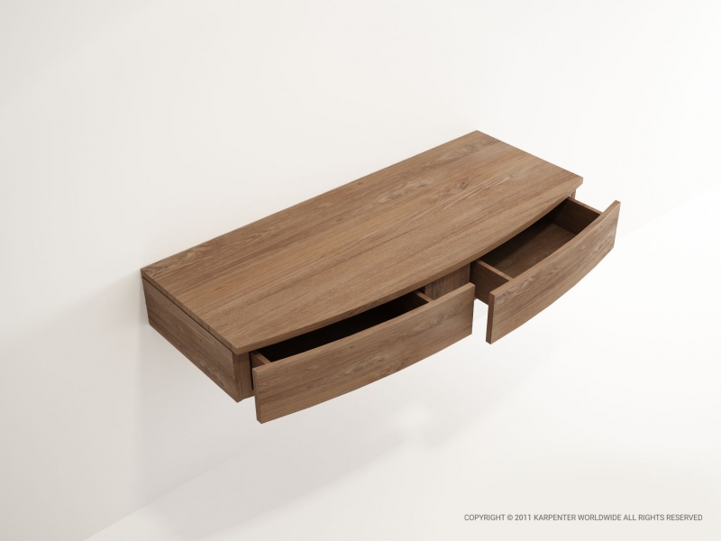 557_1130 Подвесная раковина с 2 ящиками Karpenter Miles