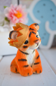 11227 Форма "Тигрёнок в короне S" силикон HobbyPage