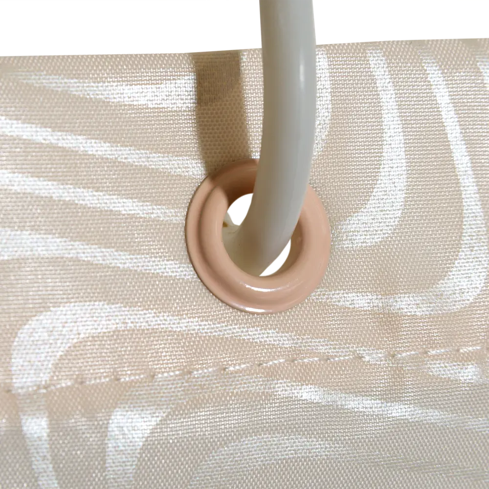 Штора для ванной комнаты «La perla» 180х200 см цвет бежевый 15478349 STLM-2057532 WESS - Вид №4