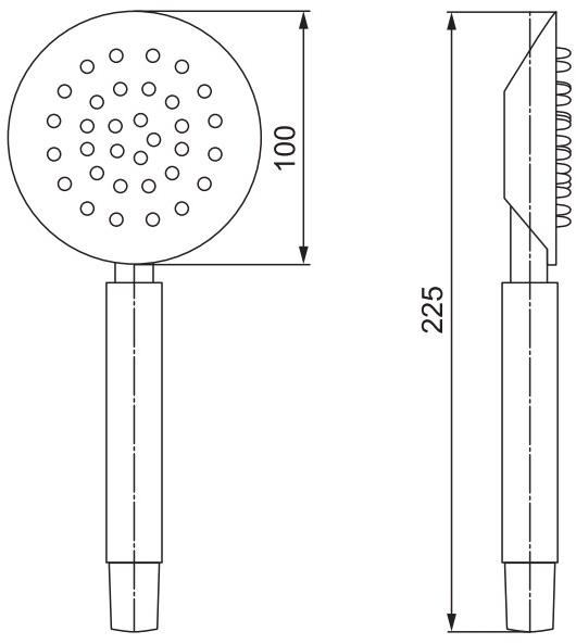 Paini Tivoli TICR155 душевая лейка - Вид №2