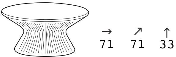 Plust Круглый журнальный столик из полиэтилена Fade sun-id-1434487 - Вид №10