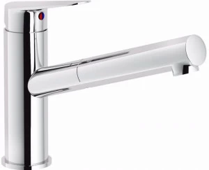 Nobili Rubinetterie Смеситель для кухни на столешницу и вытяжной душ на одно отверстие Blues Bs101117cr